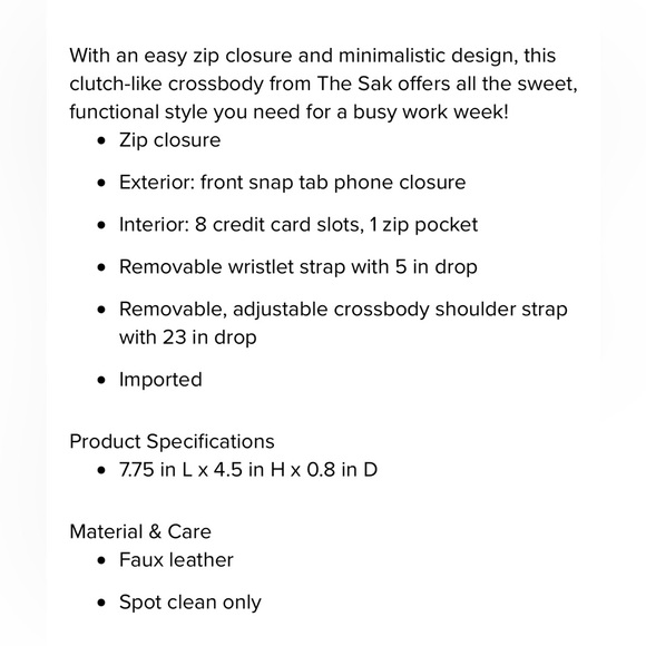 Sak Iris Smartphone Crossbody Purse - Picture 6 of 6